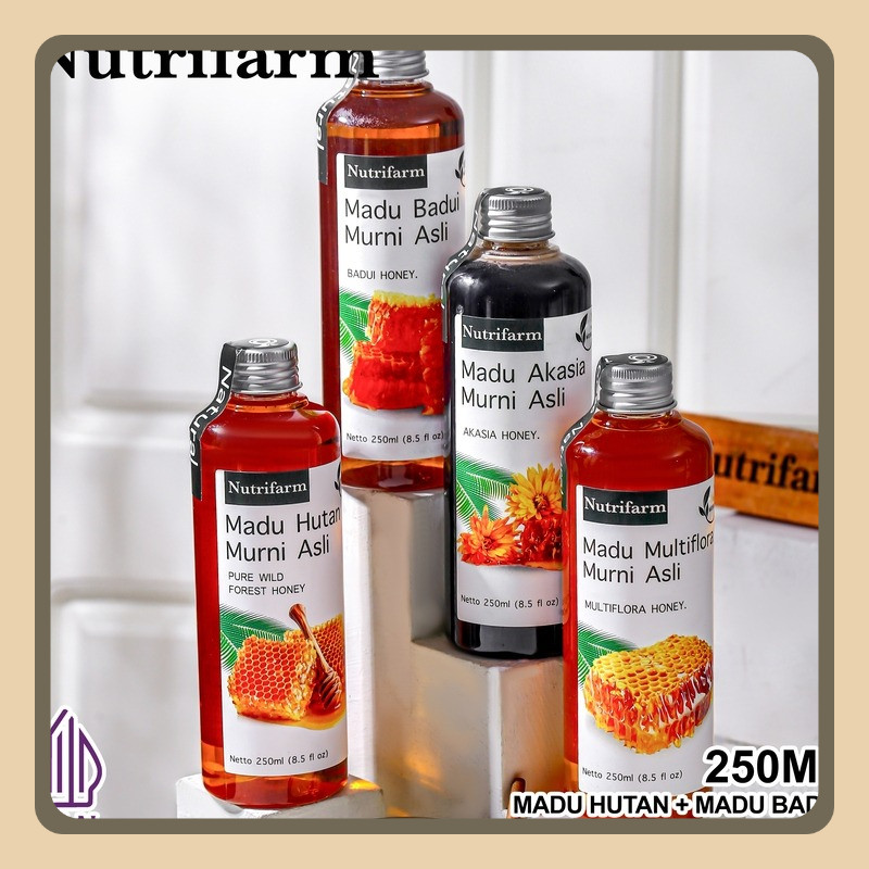 

Nutrifarm Madu / Madu Hutan / Madu Baduy / Madu Multiflora / Madu Akasia