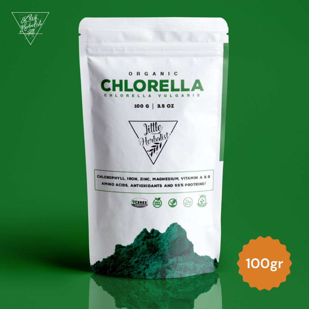 

Bubuk Chlorella Organik / Organic Chlorella Powder - 100 grams