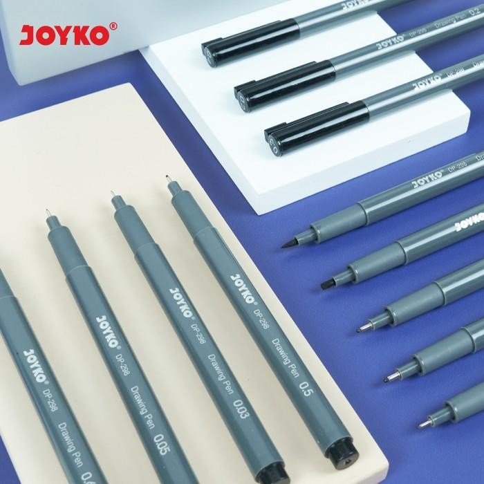 

TERLARIS! Drawing Pen Pena Gambar Joyko DP-298S 1 Set 6 Pcs - DP-298S