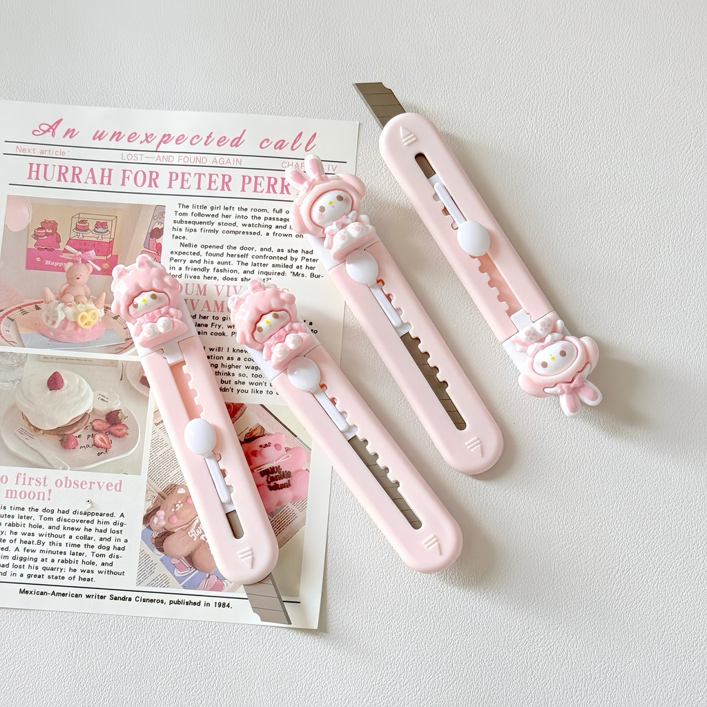

TERMURAH! CUTTER MINI / PISAU CUTTER KECIL / CUTTER UNBOXING AESTHETIC KAWAII CUTE