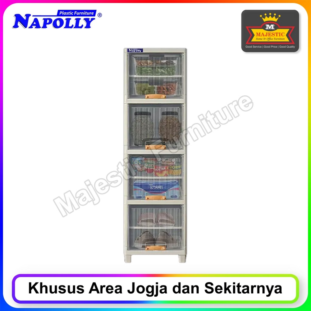 Lemari Plastik Napolly LBP 1407 (Jogja)