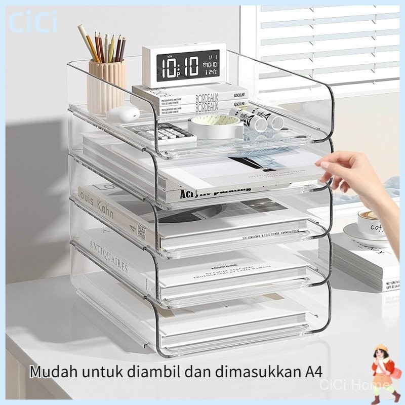 

Rak Dokumen Rak Kertas Stationary Rak Susun Rak Meja Stackable