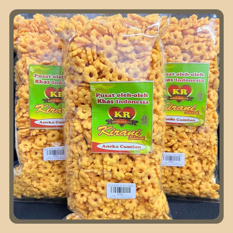 

Snack Kembang Ribut Kembang Sakura Gurih Super Enak