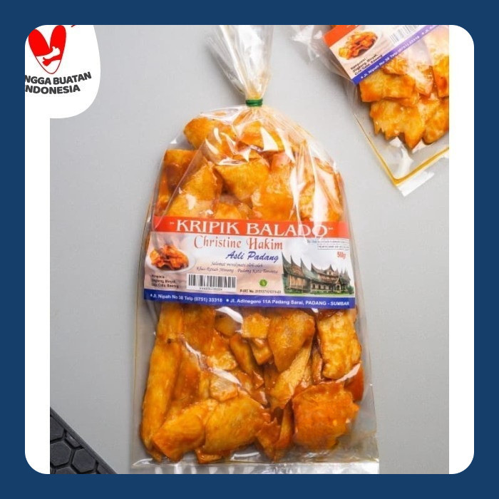 

keripik balado christine hakim 500g / sanjai balado christine hakim