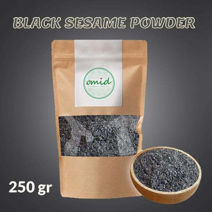 

Black Sesame Powder - Tepung Wijen Hitam - 250 gr - 250gr roasted