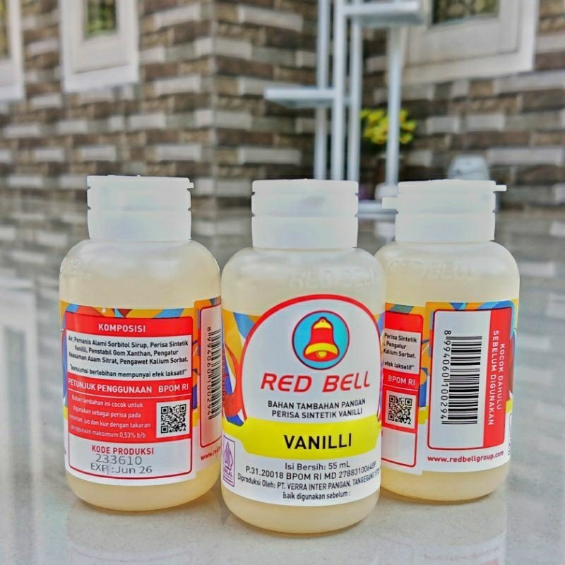 

[Toko Tuman] Red Bell Pasta Vanilli 55ml Cair Kemasan Botol