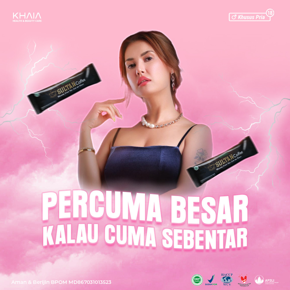 

(PRIVASI AMAN) Kopi Kuat Tahan Lama Stamina Pria Dewasa Sultan Coffee Minuman Herbal Pembesar