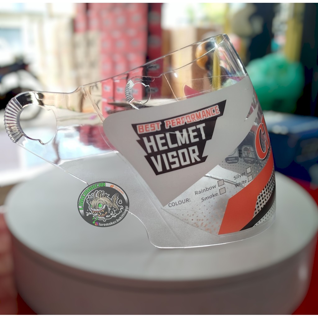 KACA VISOR HELM KYT 2 VISION BENING ORIGINAL100% CLEAR