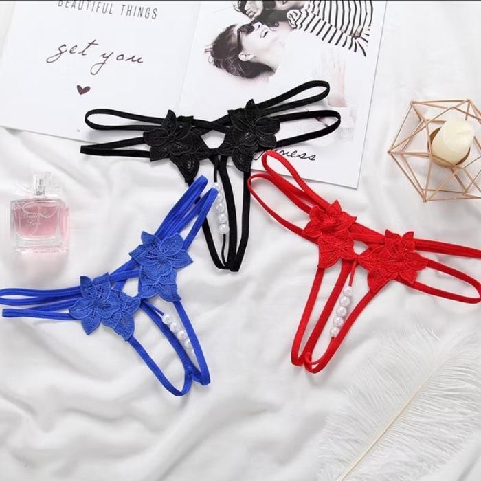lingerie sexy cosplay gstring open crotch celana dalam seksi CD018