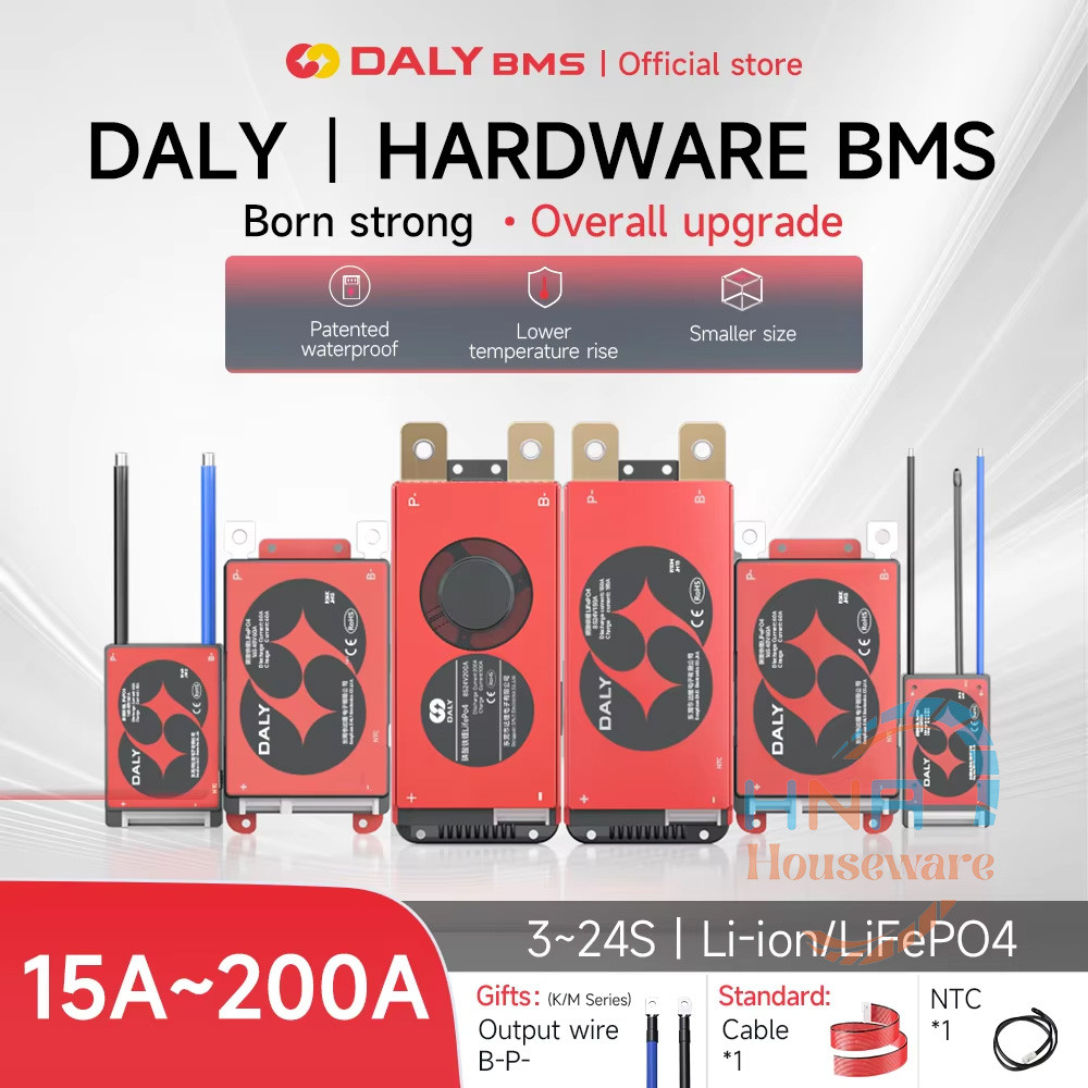 BMS Daly 15S 48V 16S 51V 20S 60V 24S 72V 60A dan 100A Ada