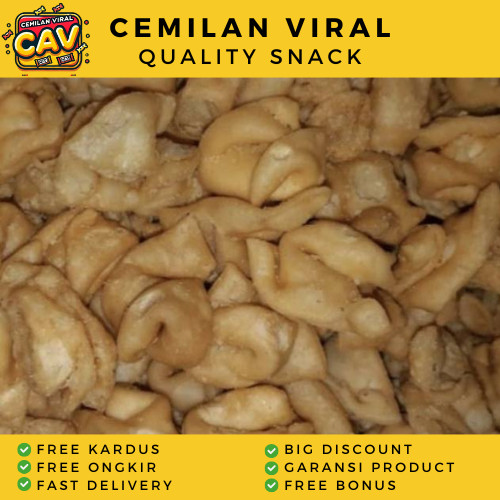 

CAV BATAGOR KERING 500gr Batagor Mini Kering Batagor Kering Bandung Batagor Bandung Pangsit Goreng
