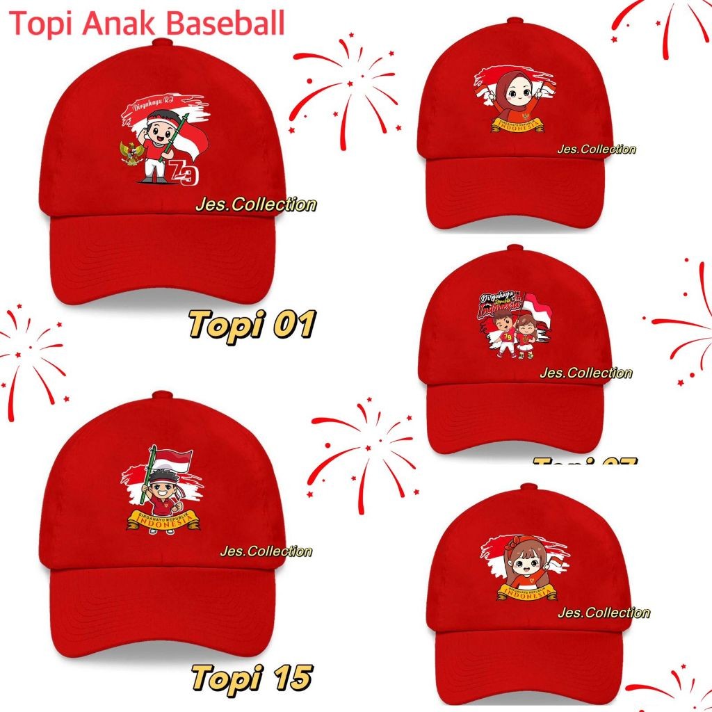 AGUSTUS ANAK KEMERDEKAAN Topi 17 Agustus Anak Kemerdekaan Indonesia ANAK TOPI KEMERDEKAAN INDONESIA