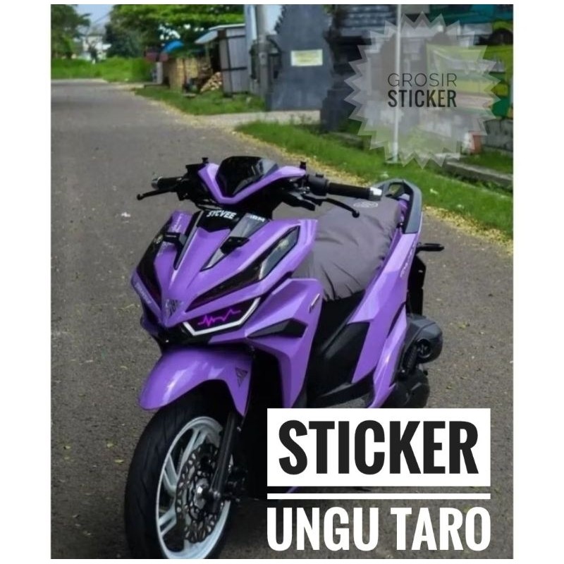 cod Sticker Skotlet Motor Warna Ungu Taro Scotlite Ungu Taro Lilac Sekotlet Warna Ungu