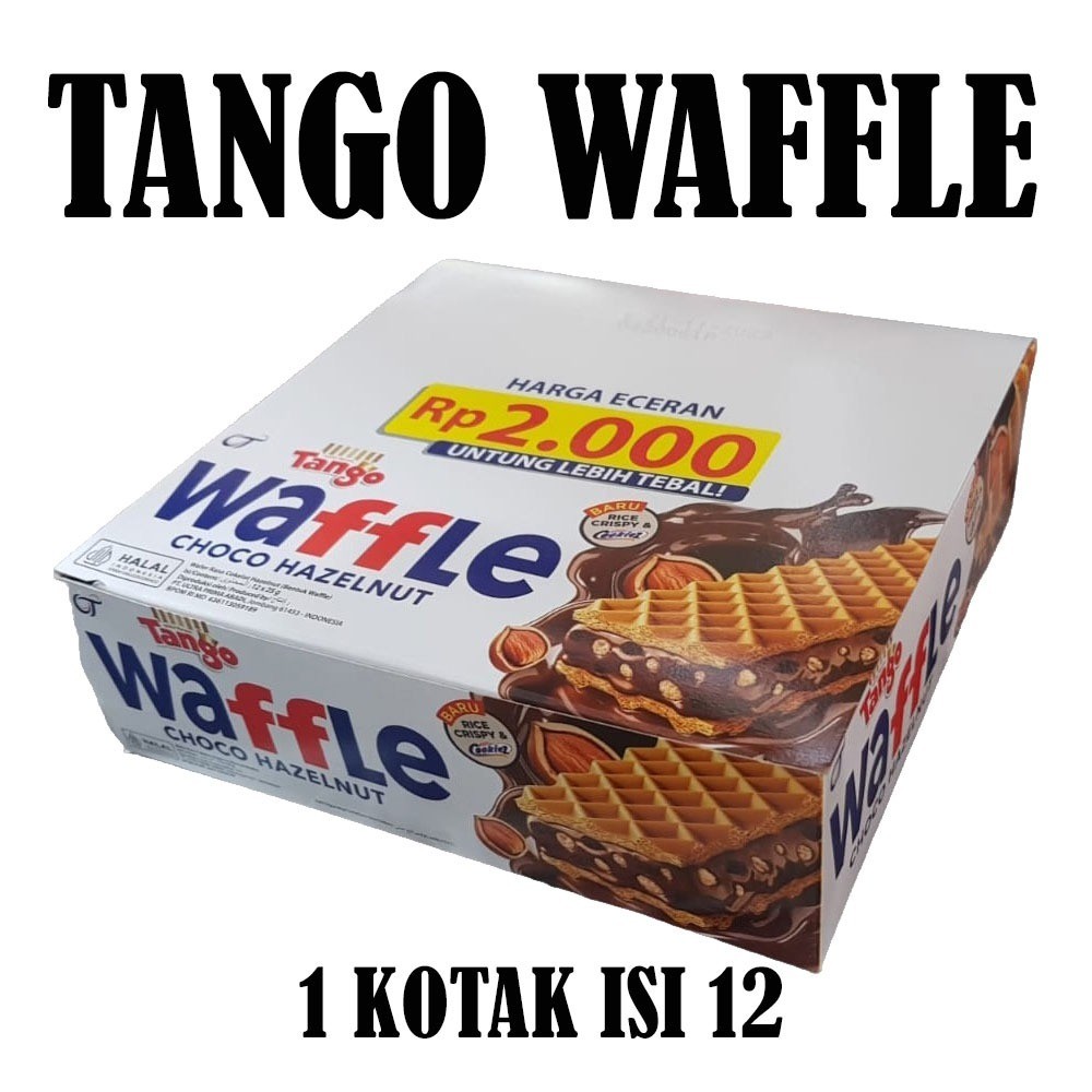 

TANGO WAFFLE CHOCO HAZELNUT KOTAK ISI 12