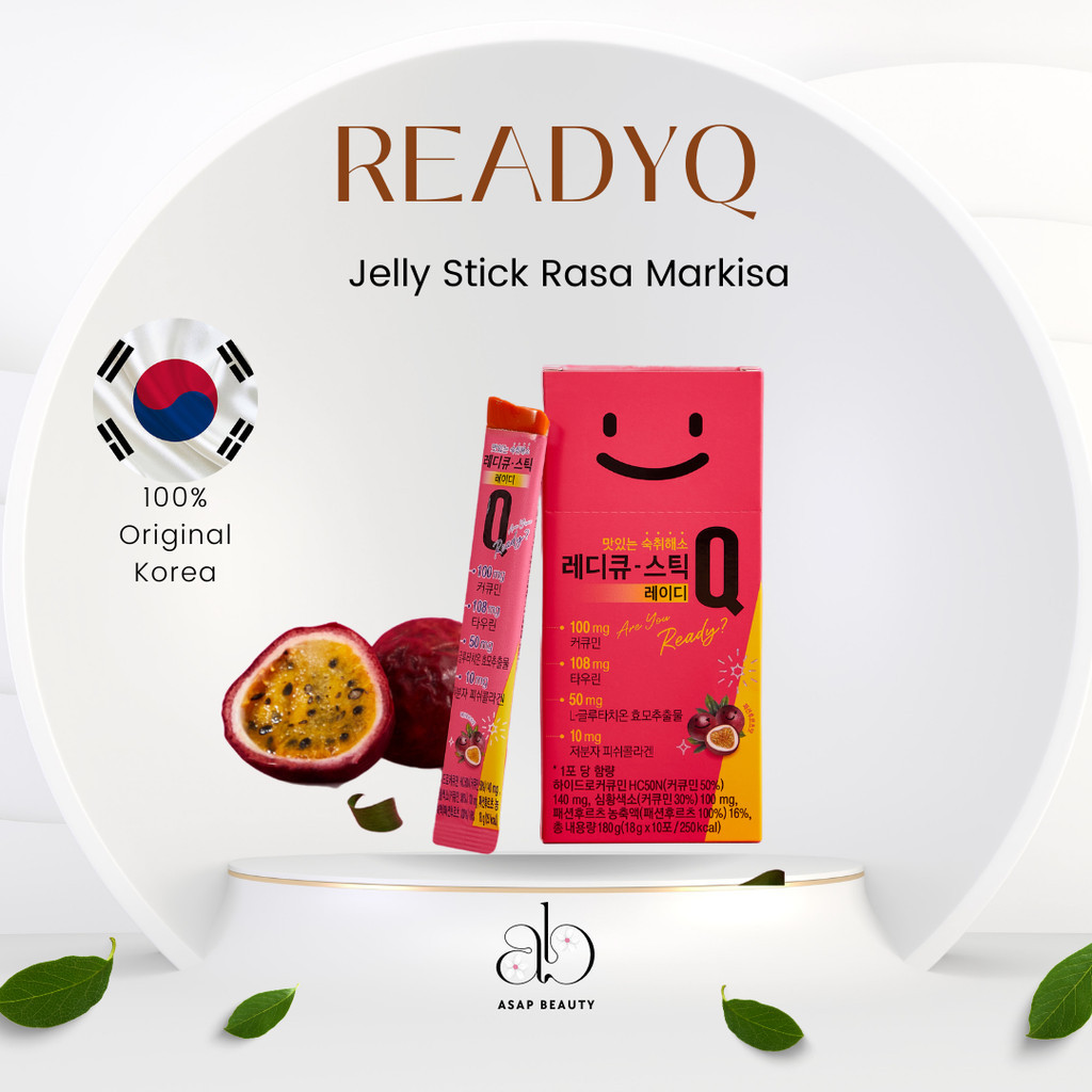 

[READY] ReadyQ Stick Jelly Lady 18g/Anti Hangover/Anti Mabuk/Anti mual/Stik JellyJelly Rasa Markisa