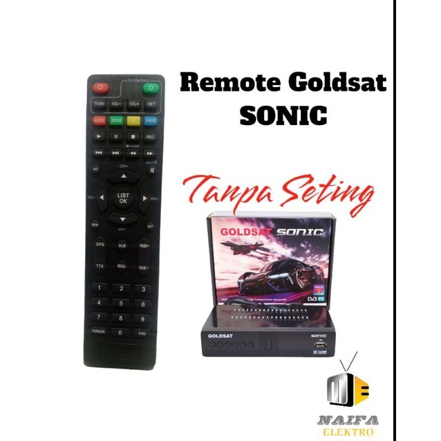Remote Stb Goldsat Sonic/Remot set top box Goldsat SonicCO