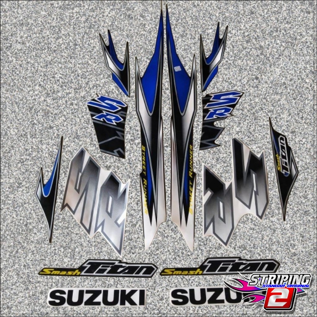 Striping Stiker Smash 110 Titan SR 2010