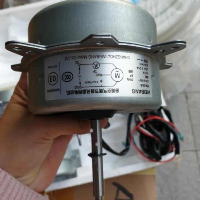 DINAMO FAN MOTOR FAN OUTDOOR AC SAMSUNG SHARP YDK25-6 Part Tool
