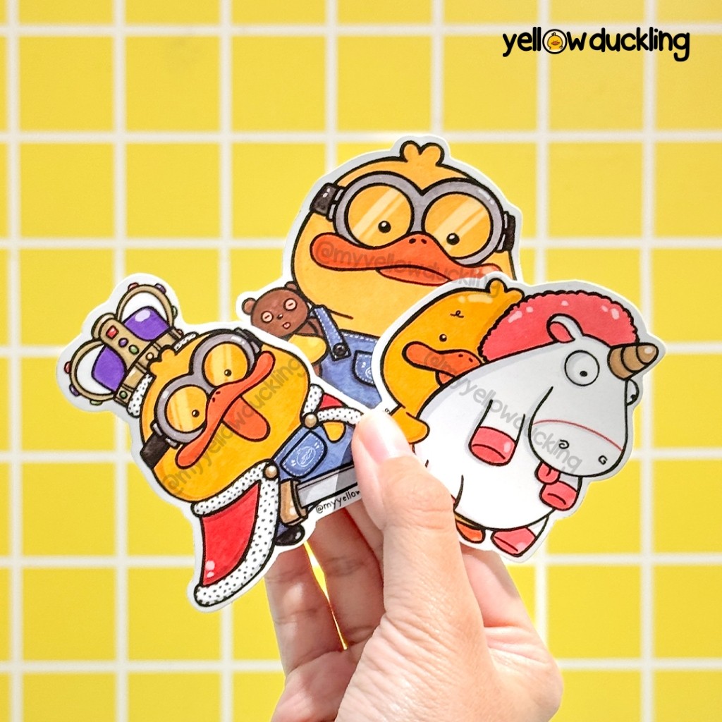 

STICKER JUMBO - ITIK MINTIKON - STICKER JOURNALING - STIKER JOURNAL PLANNER