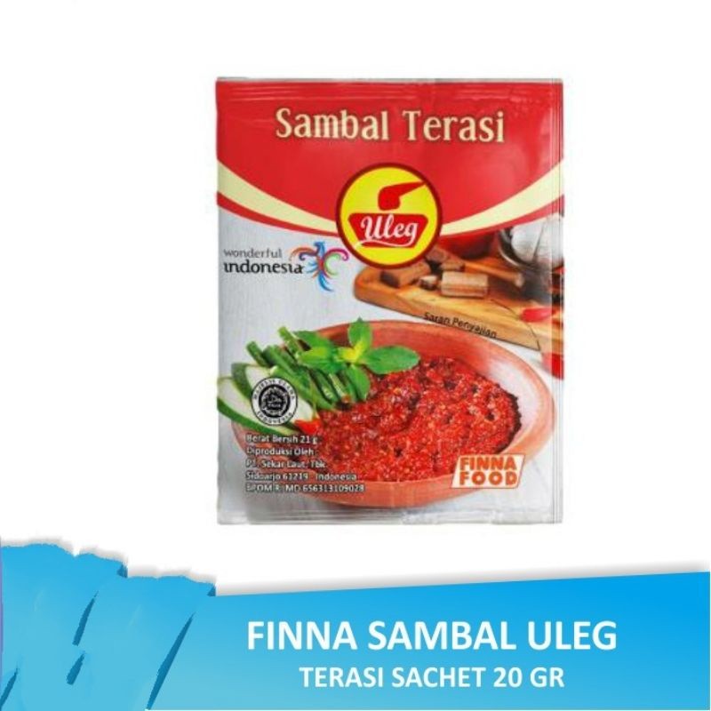

ULEG sambal terasi sachet 20 gram - ARM