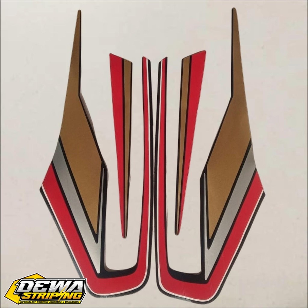 LIS STRIPING RX KING 1992 MERAH NON ORI