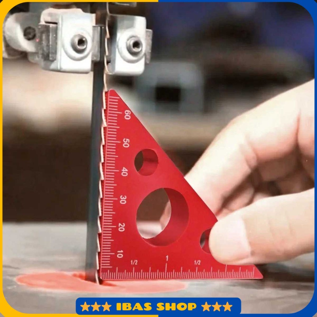 

Penggaris Siku Mistar Thickened Triangle Ruler Aluminium Alloy - INU31