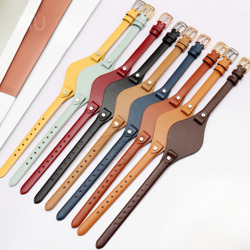 For Fossil Es3077 Es2830 Es3262 Es3060 Small Size Women's Exquisite Genuine Cowhide Leather Waterpro