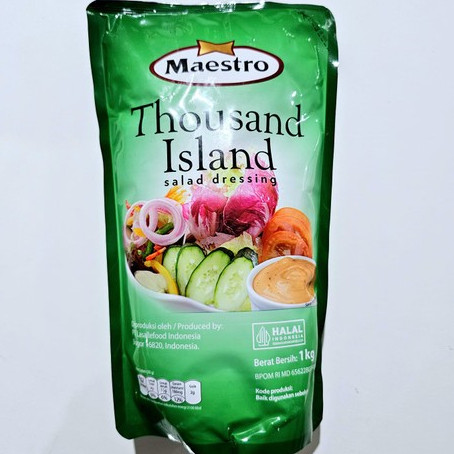 

maestro thousand salad dressing buah sayuran 1 kg