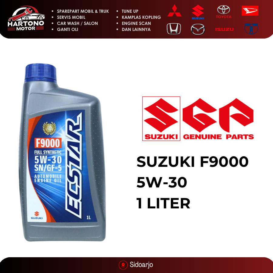 Oli Mobil Suzuki SGO ECSTAR F9000 5w30 1 Liter Full Synthetic