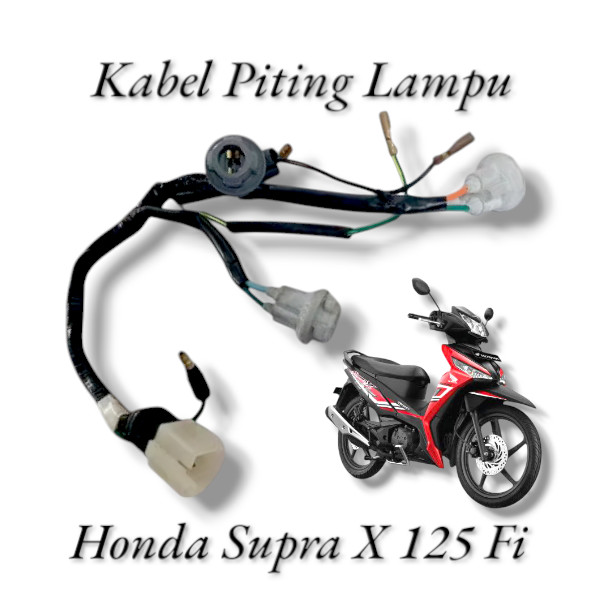 kabel piting lampu belakang honda supra x 125 fi soket piting lampu belakang supra x 125 fi