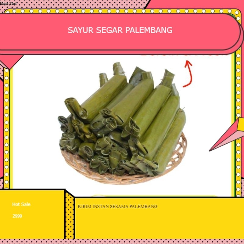 

Lontong Daun Fresh Palembang