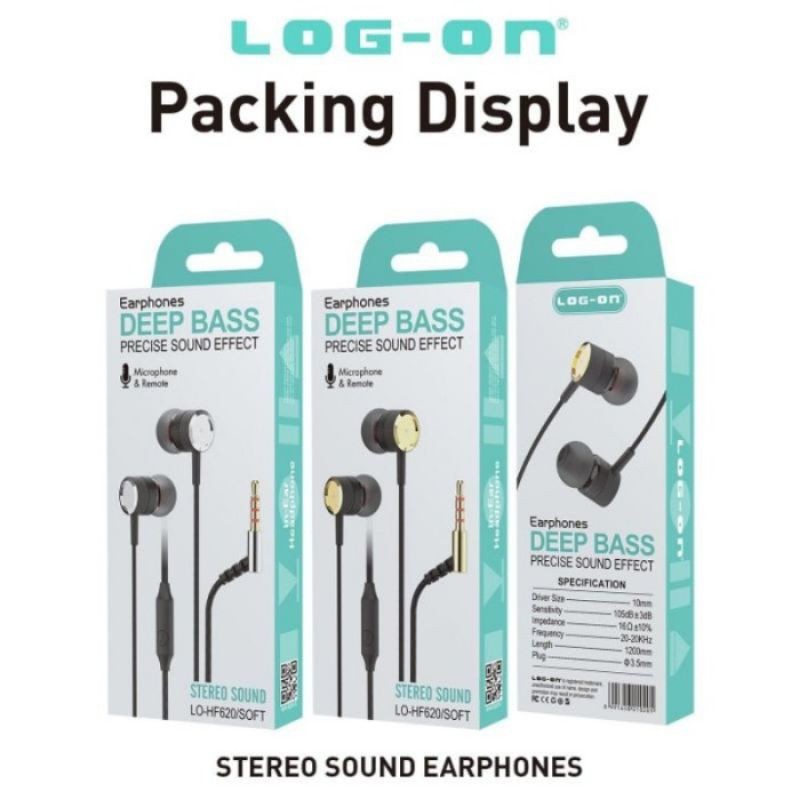 PROMO HANDSFREE Headset LOGON DEEB BASS LO-HF620 Headset LOG-ON