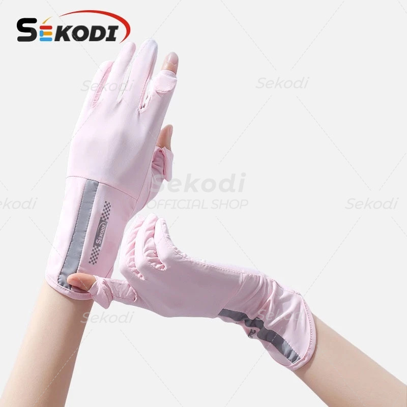 Sekodi Kaos Tangan Motor Wanita Sarung Tangan Montorco