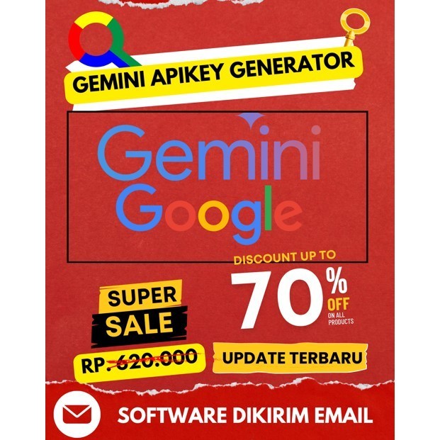 Gemini Apikey Generator Software Generate Hasilkan Ratusan API KEY Gemini AI Gratisan dari Google