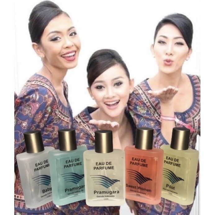 parfum garuda indonesia box segel - garuda pramugari original