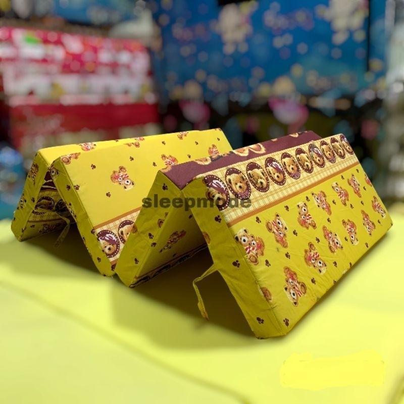 Single Bed Kasur Busa INOAC Lipat 3 Uk 180X90X10 Cm Berkualitas