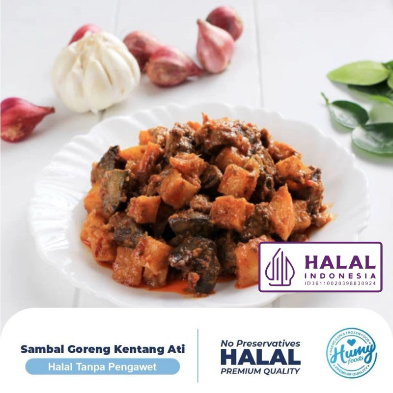 

SAMBAL GORENG KENTANG ATI (250gr) Halal Tanpa Pengawet