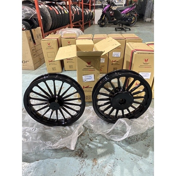 Velg Vrossi P18 Copy Daytona R14 Untuk Vario 110, Beat Karbu, Beat Fi, Scoopy Old, Scoopy New V125/1