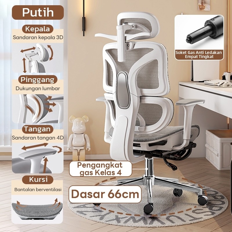 

Rabbitpunk - Kursi Gaming/Kursi Ergonomis/Kursi Kantor/Kursi Belajar Kerja