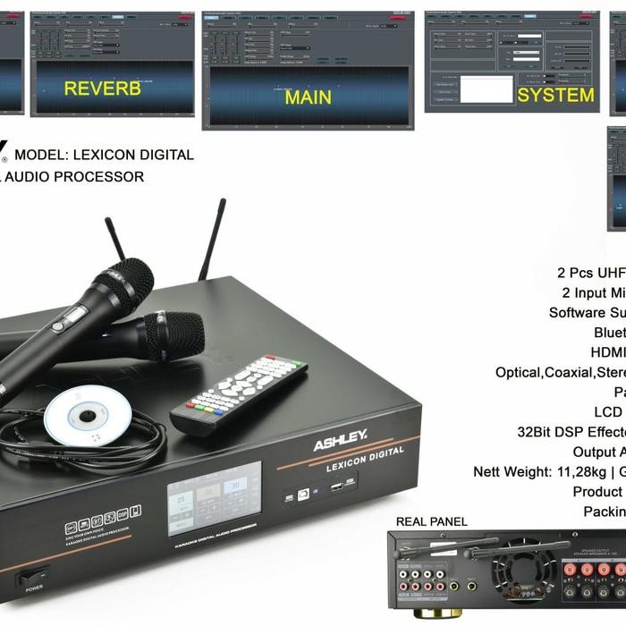 Amplifier Karaoke Ashley Lexicon Digital - Lexicon + Mic