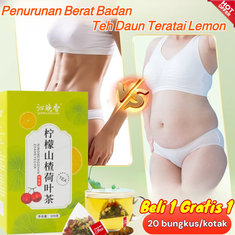 

✨Beli 2 Gratis 3✨【Menyerang obesitas】Teh daun teratai lemon hawthorn penghilang minyak/teh lemon daun teratai/teh pelangsing perut/pengurangan lemak/teh buah pelangsing alami murni/pengurangan lemak tanpa rasa sakit