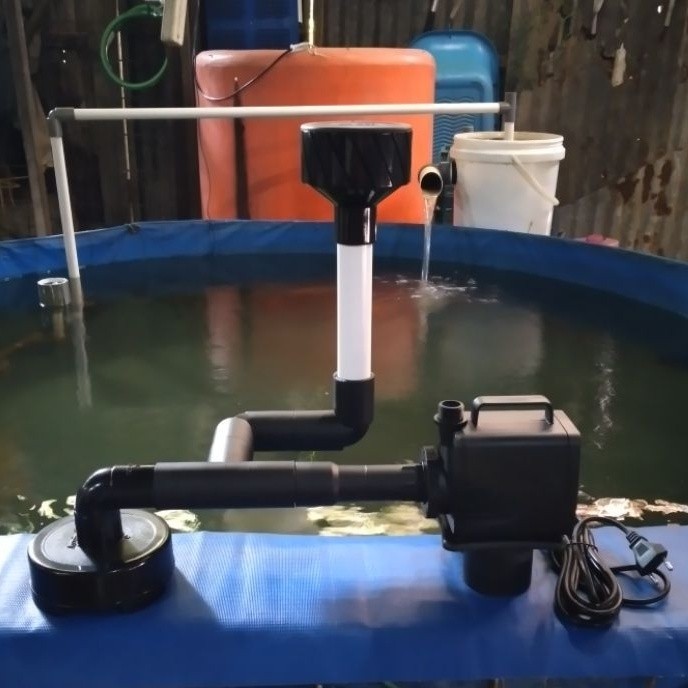 Pompa filtrasi kolam koi 4000 lph (paket)