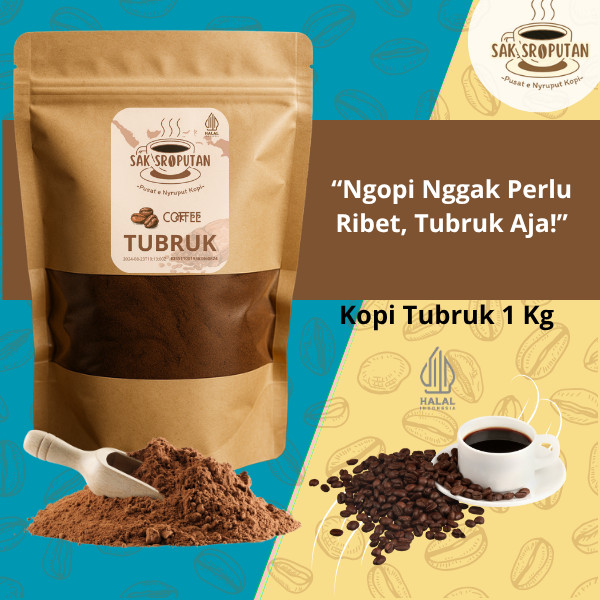 

bubuk kopi Tubruk 1 kg bubuk kopi hitam mantap nikmat