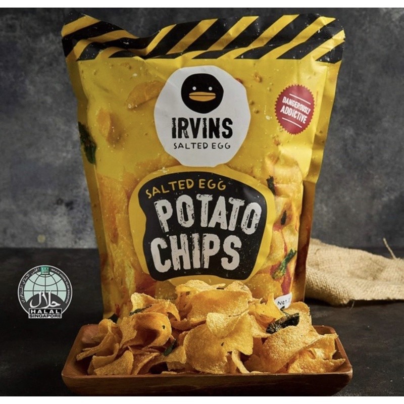 

IRVINS Salted Egg Potato Chips Big (210 gr)