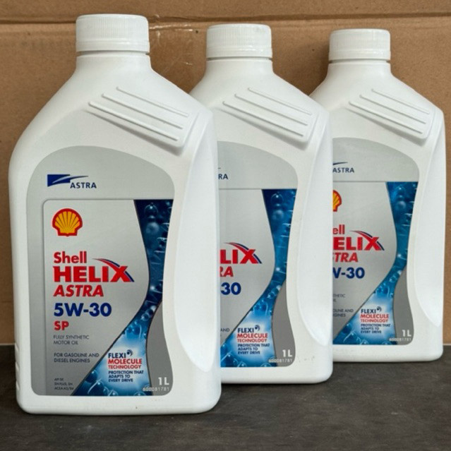 Shell Helix Astra 5W-30 SP / API SN+ Kemasan 1 Liter Original