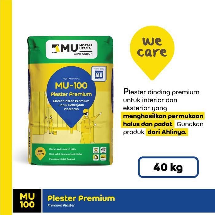 TERMURAH Mortar Utama MU-100 Premium Plester 40Kg