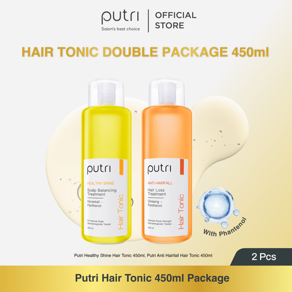 Putri Hair Tonic Double Package 450mL | Hair Tonic Wangi Tahan Lama | Tonic Rambut Badai | Hair Toni