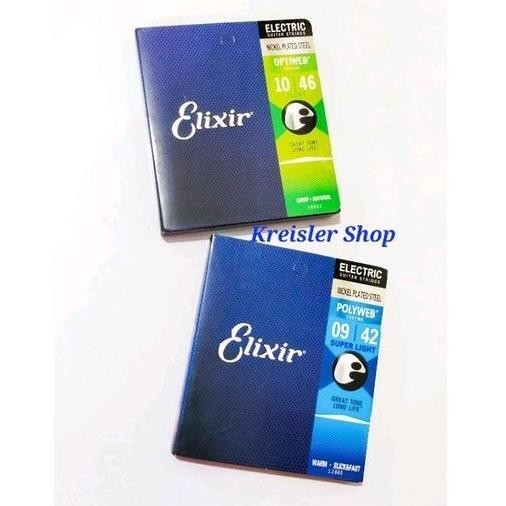 Senar gitar electric Elixir Nanoweb Senar gitar elektrik Elixir - Elektrik 9