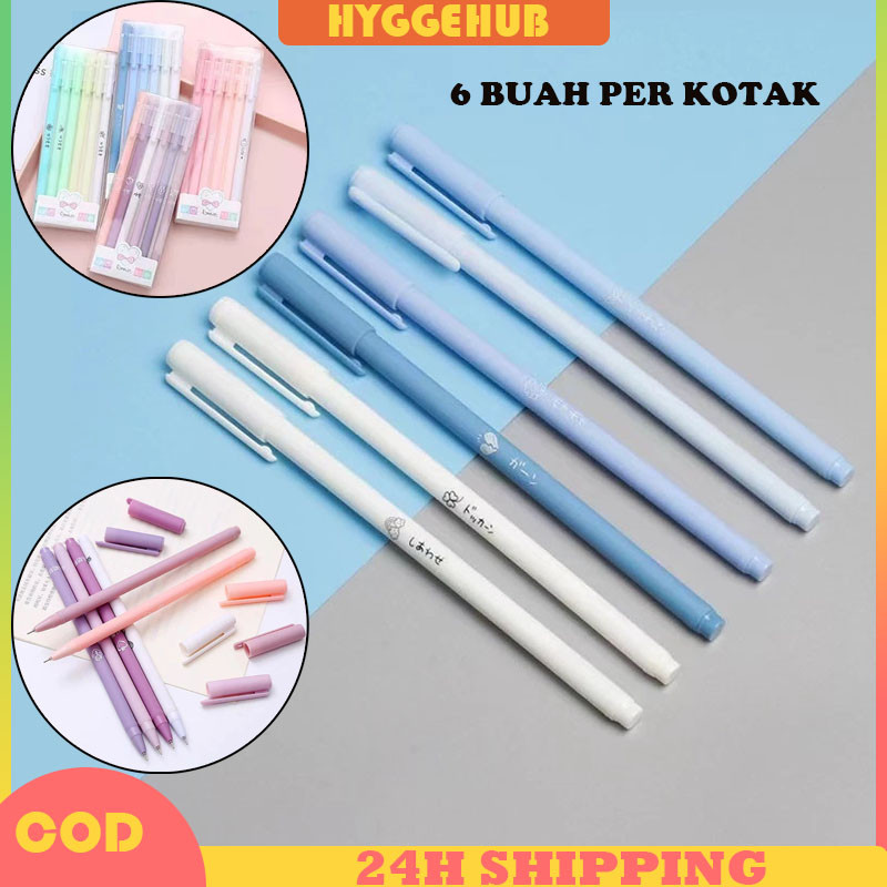 

Pulpen Pena Netral 0.5mm Tabung Jarum Penuh Pena/Pena Morandi Warna Siswa Pena Tanda Tangan Sekolah Alat Tulis