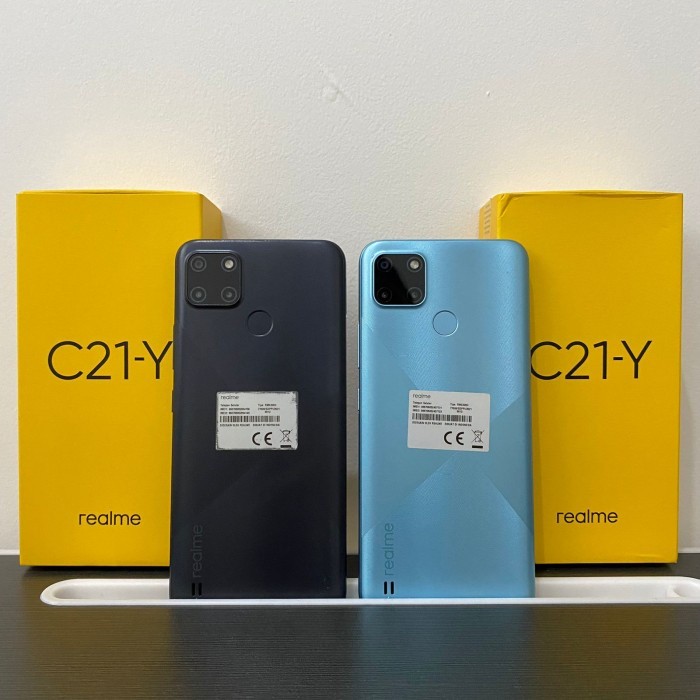 Realme C21Y Ram 3/32GB | Ram 4/64GB Second Resmi